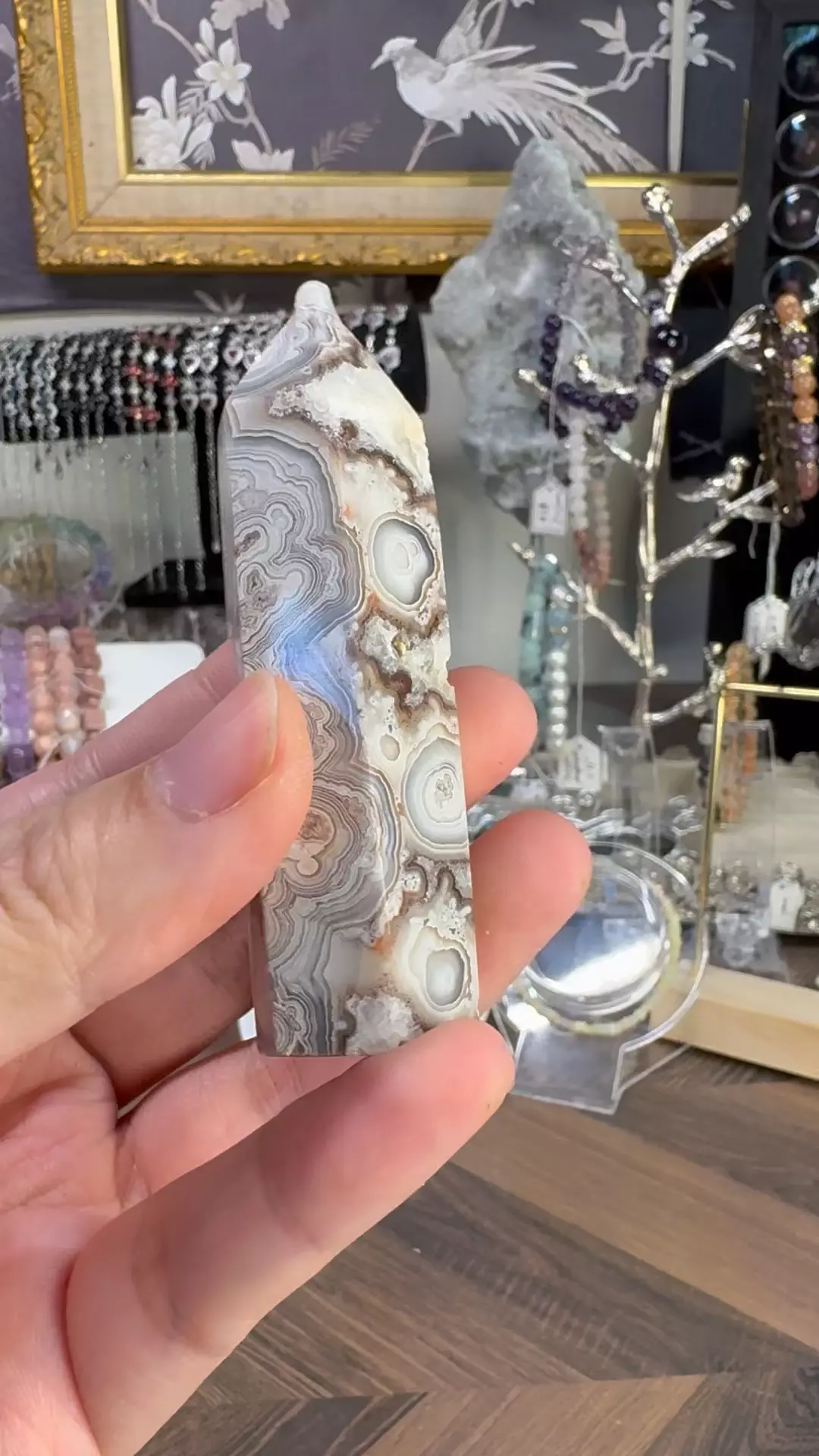 Mexican Lace Agate Tower #1 thumbnail