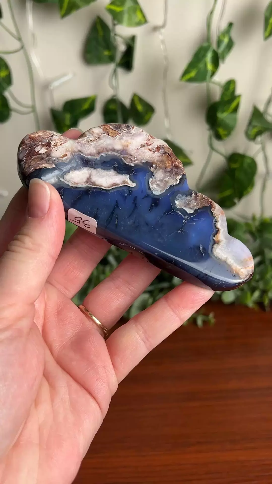 Blue Flower Agate Cloud #35 thumbnail