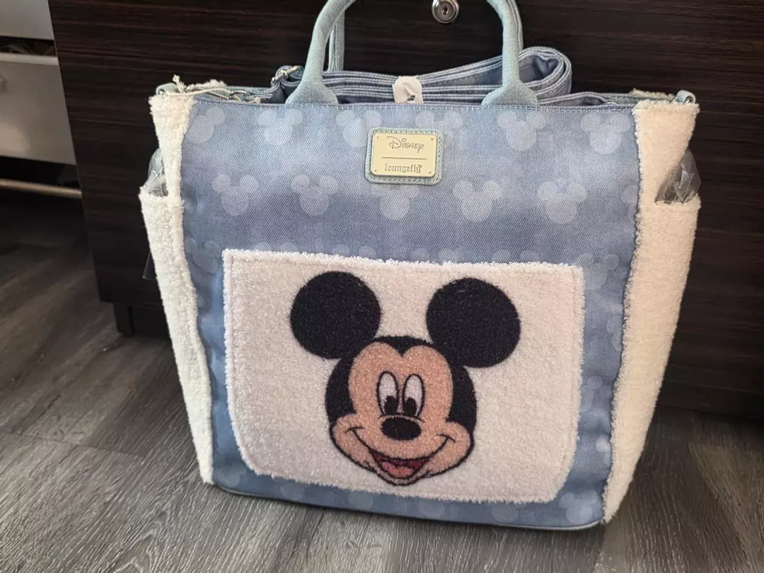 MICKEY SHERPA CROSSBODY AND BACKPACK LOUNGEFLY thumbnail
