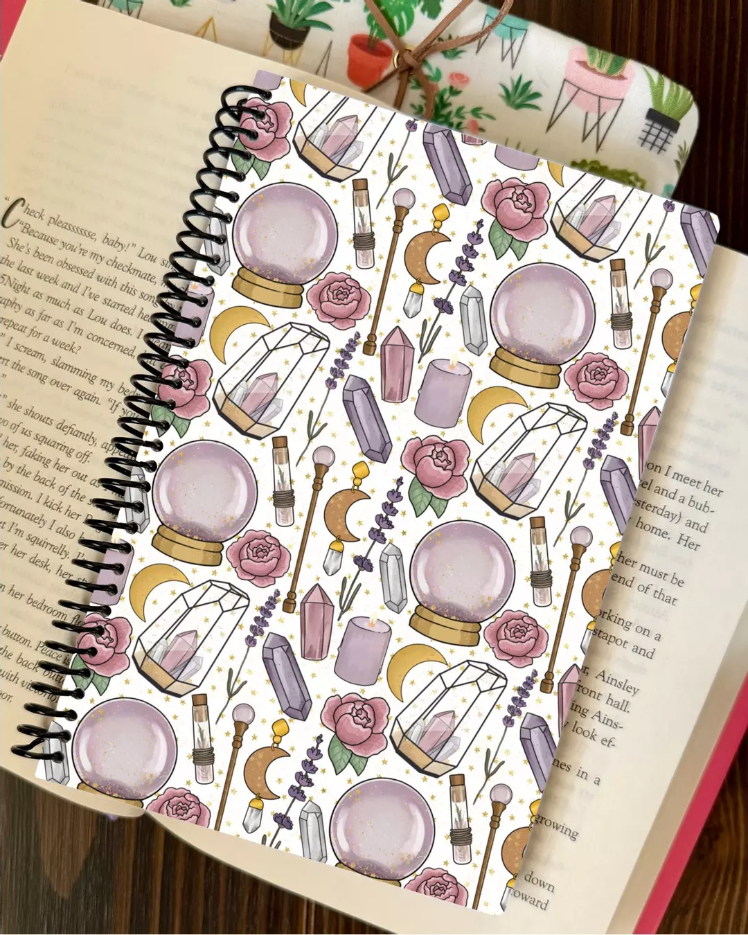 spiral notebook - crystals thumbnail