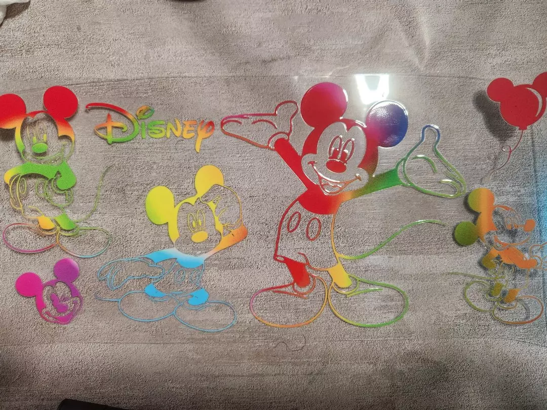 Mickey mouse UV DTF Sticker Wrap  thumbnail