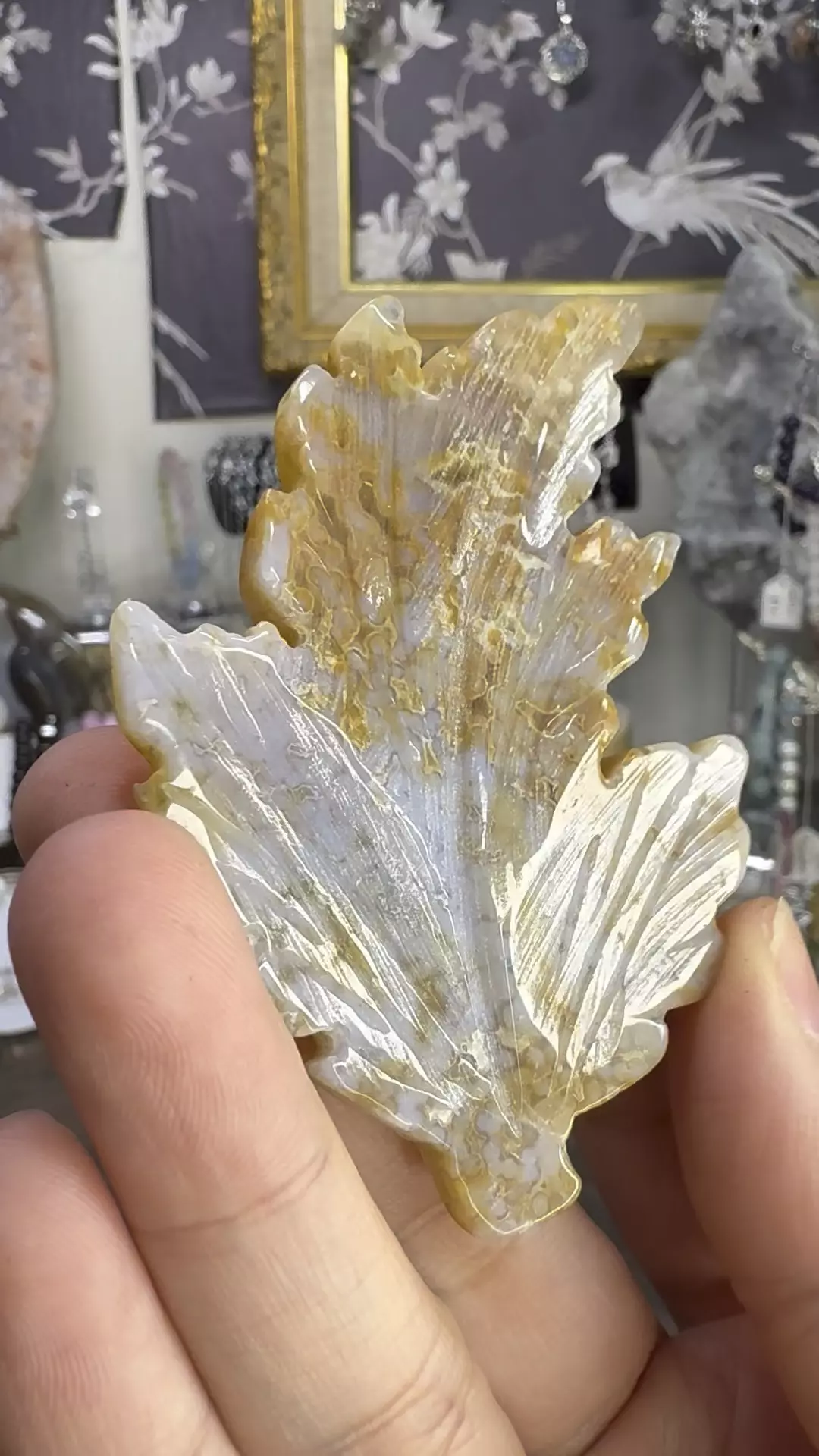 $15| Cosmic Jasper Leaf #2 thumbnail