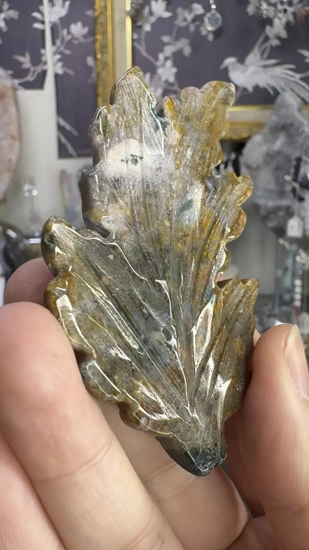 $15| Sea Jasper Leaf #1 thumbnail