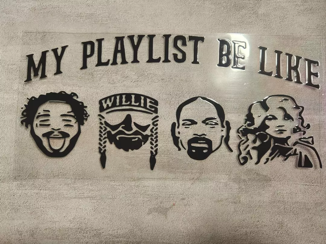 My playlist UV DTF Sticker Wrap thumbnail