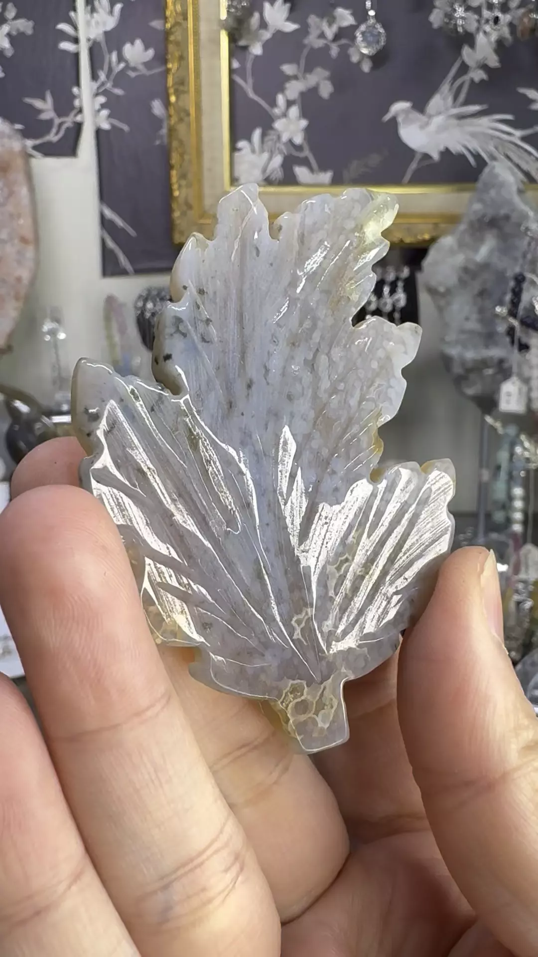 $15| Cosmic Jasper Leaf #1 thumbnail