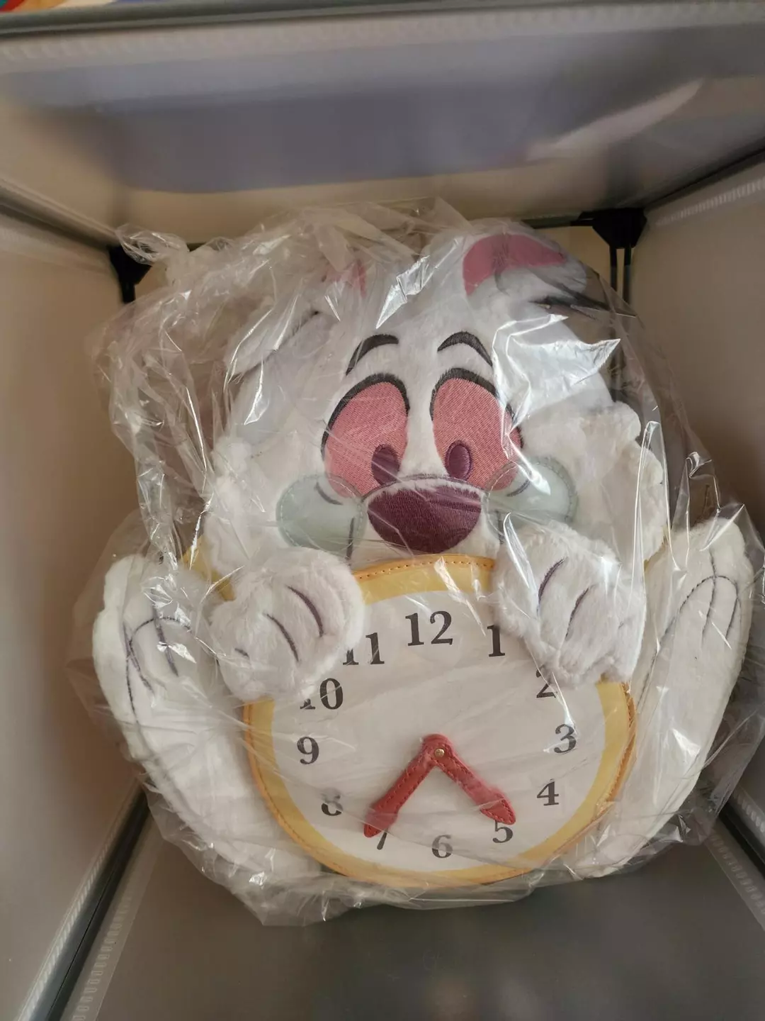 White Rabbit with clock Hardtag Loungefly Bag *hard to find!* thumbnail