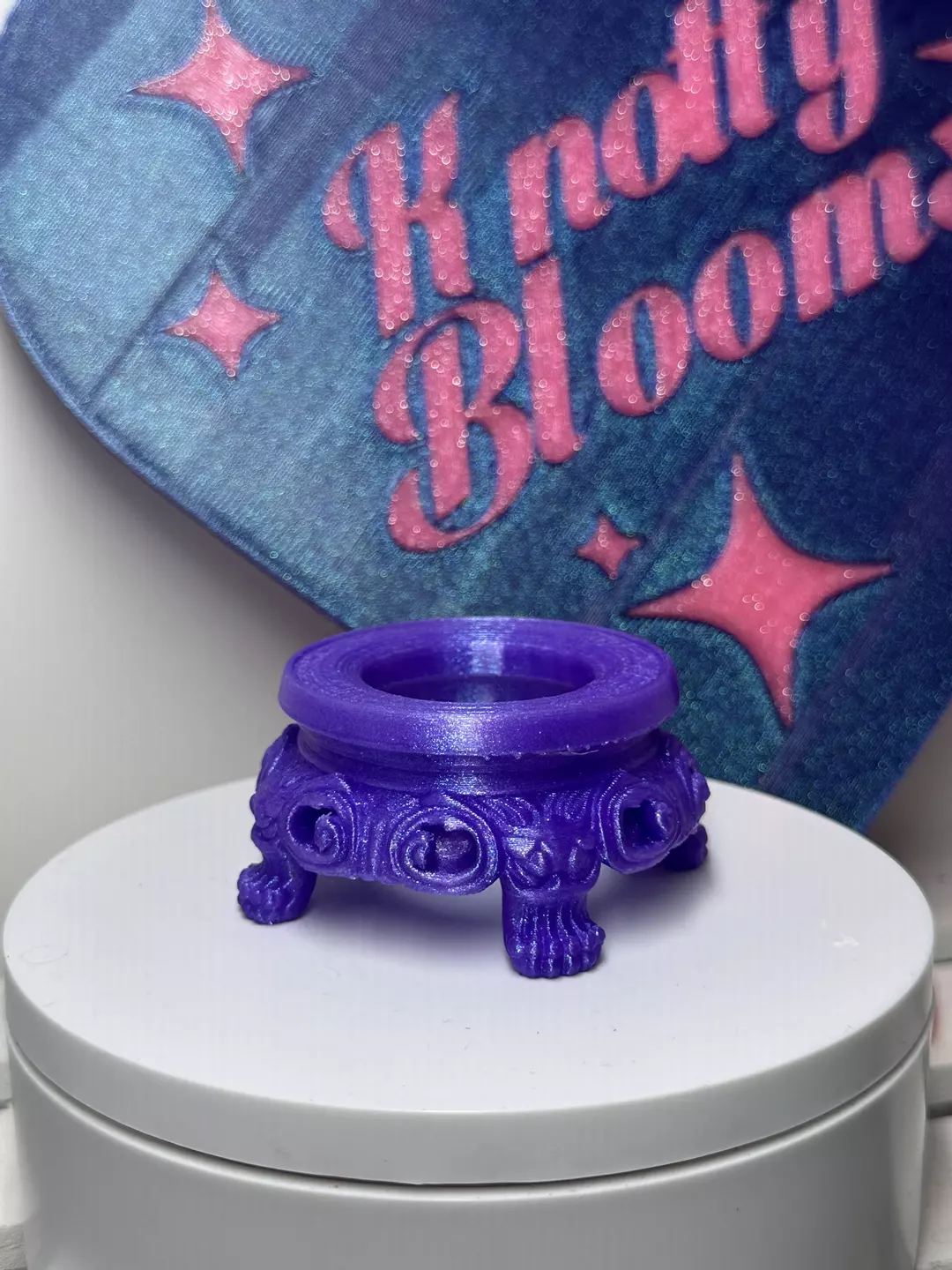 ‘Antique’ Crystal/Sphere Holder thumbnail