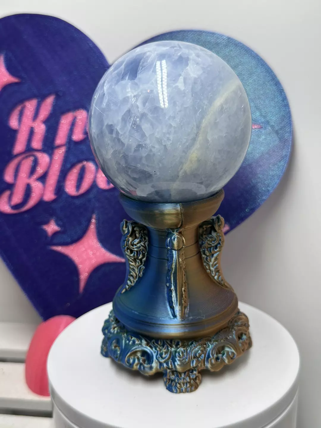 ‘Pedestal’ Crystal/Sphere Holder thumbnail