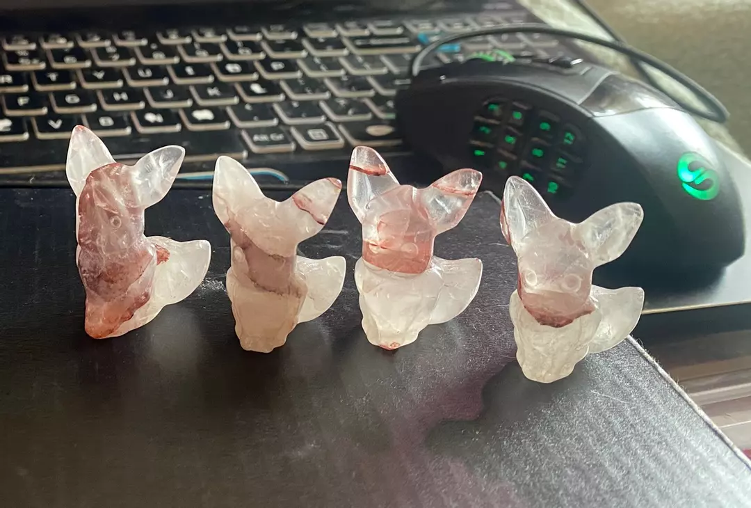 (1) Fire quartz mini Eevee Carving. Message if you want to pick, otherwise I pick thumbnail
