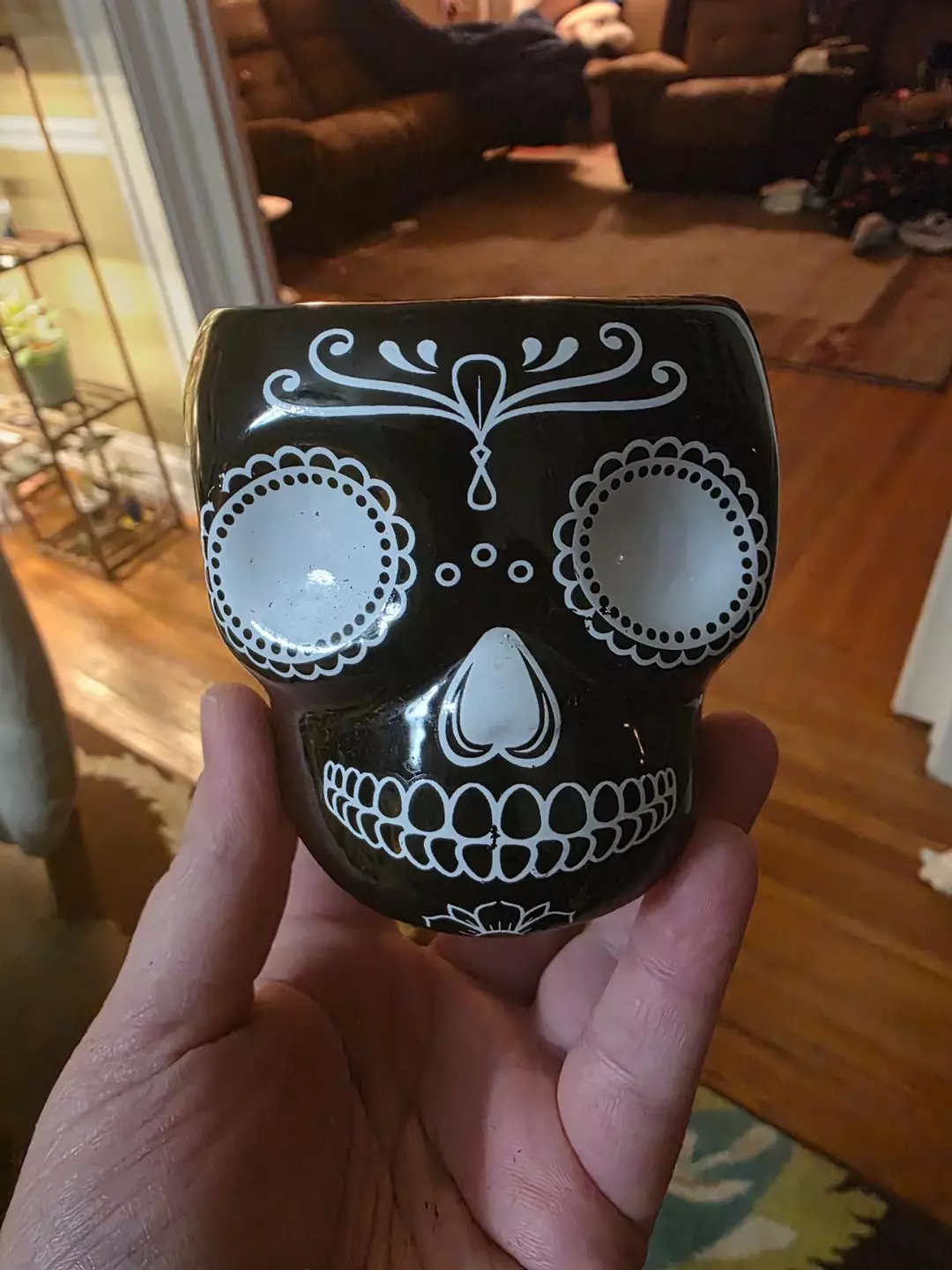Sugar skull planter thumbnail