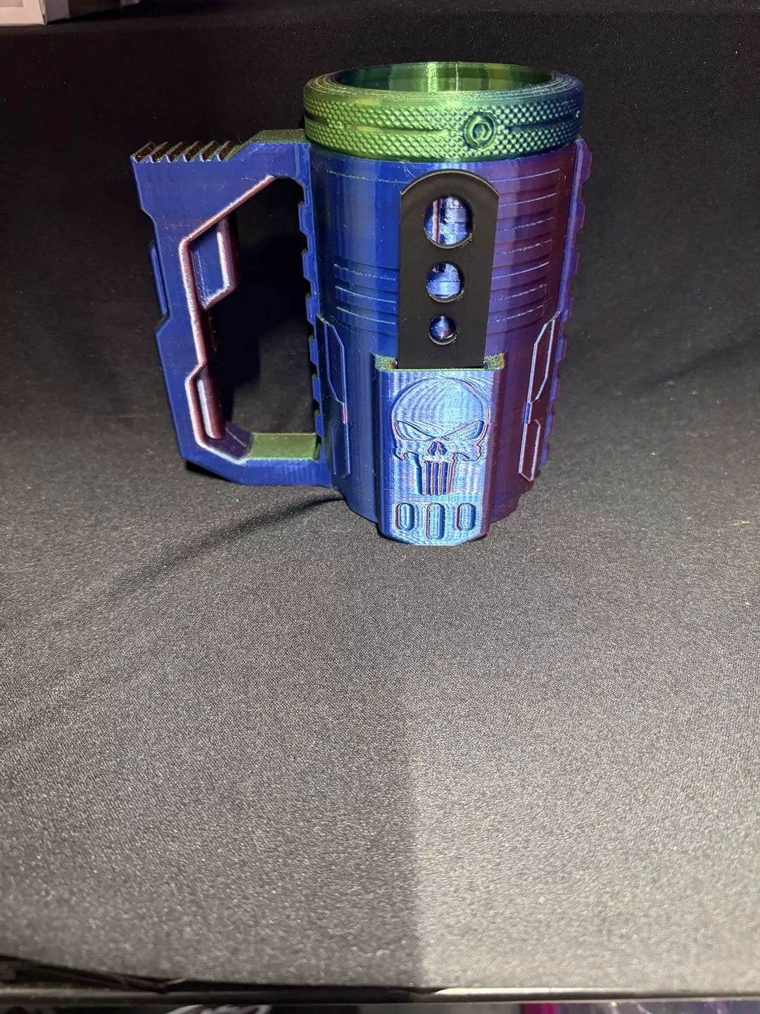Custom 3-D printed Koozie with knife thumbnail