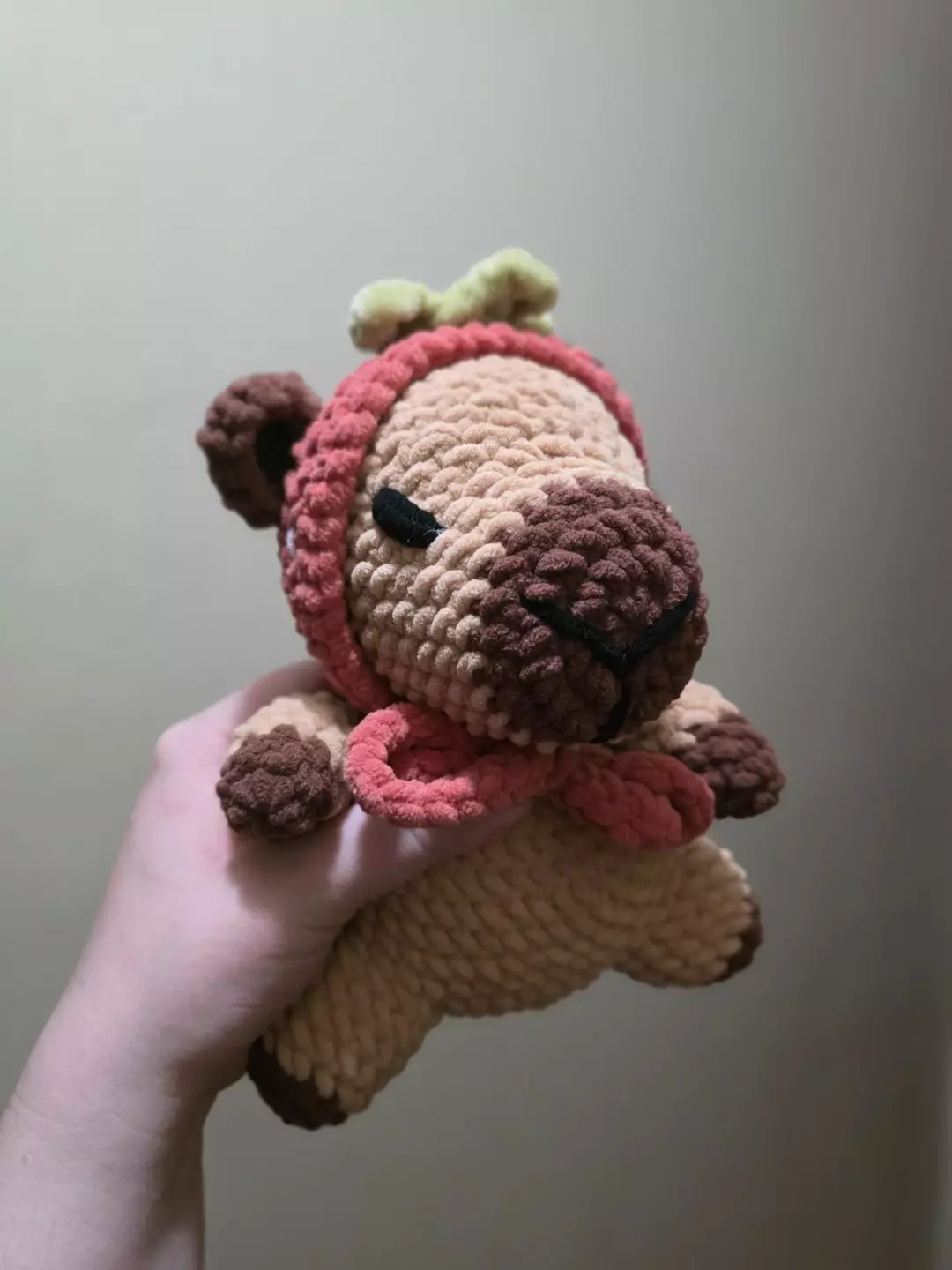 Capybara with Strawberry Bonnet thumbnail