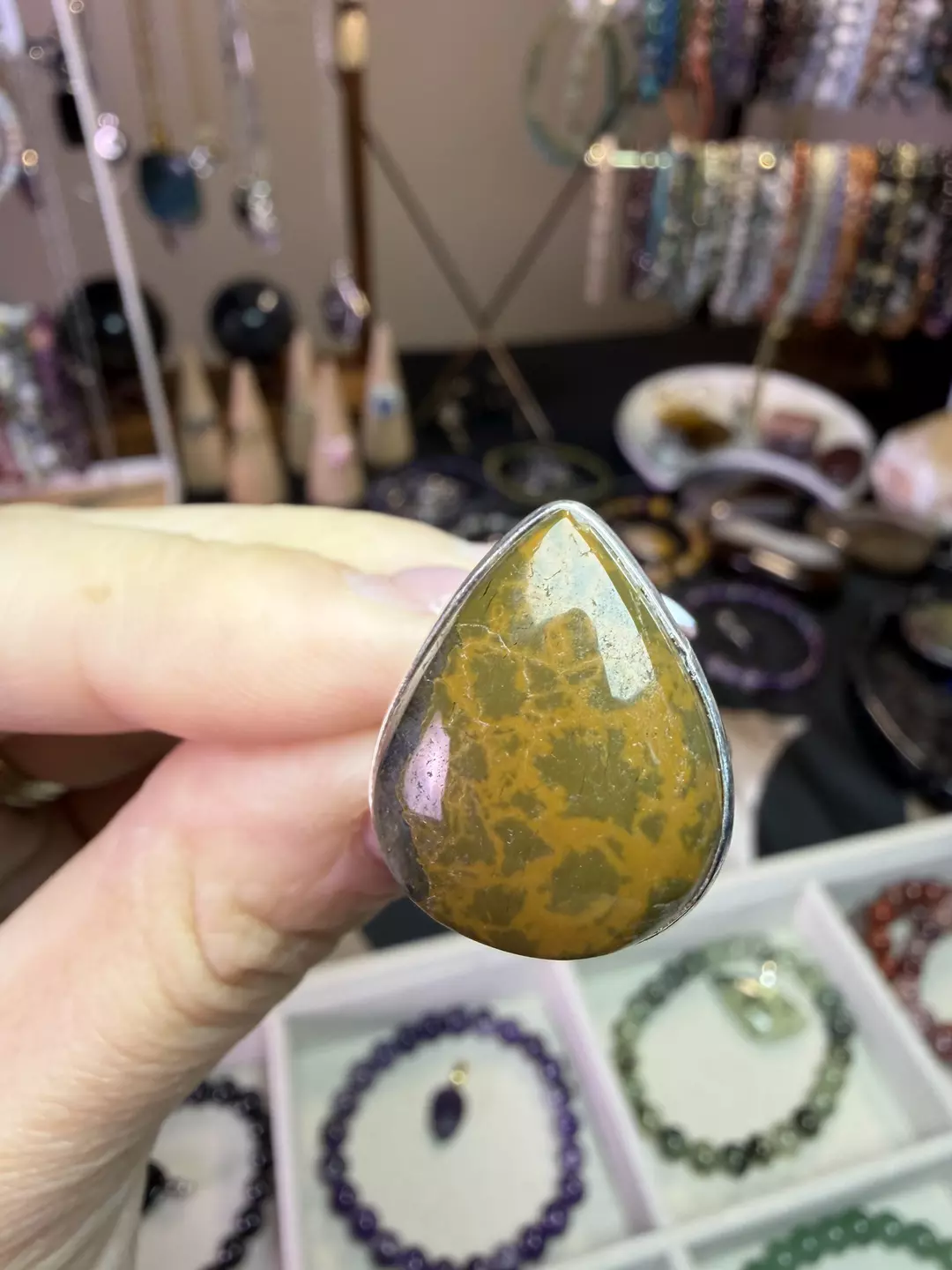 OJ S925 sterling silver adjustable ring thumbnail