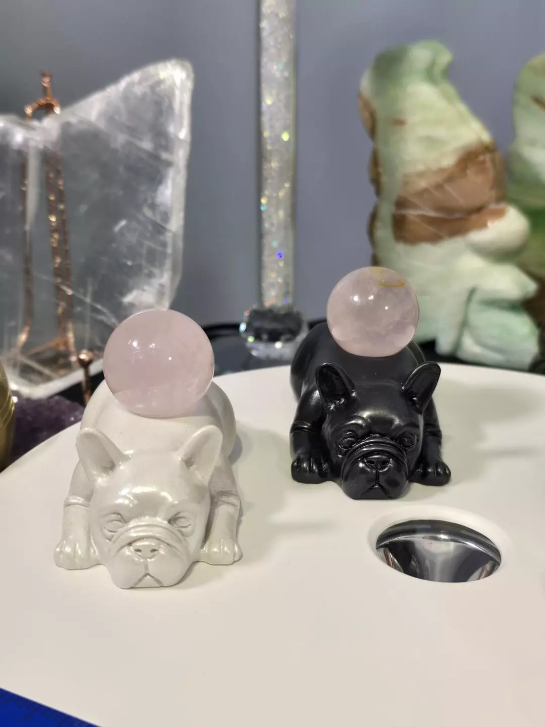 Black frenchie sphere holder thumbnail
