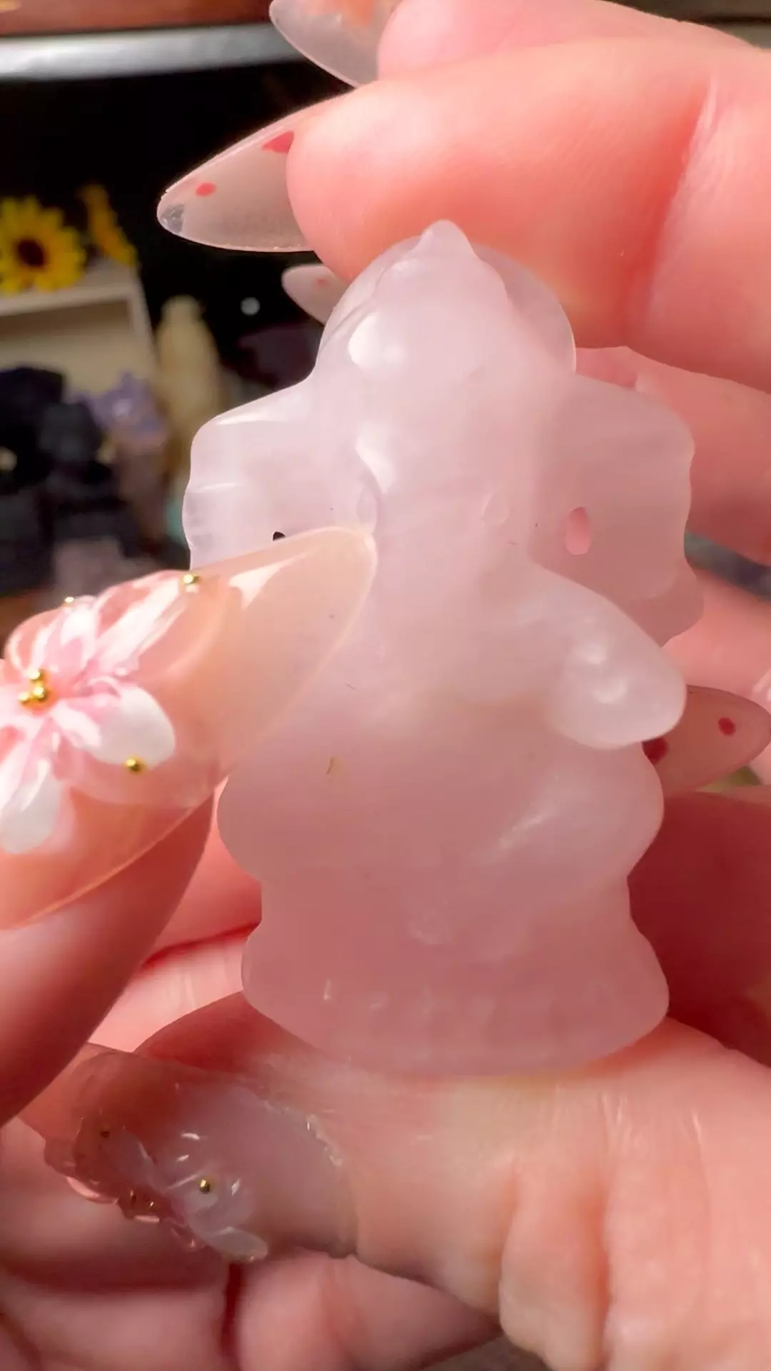 Rose Quartz Ganesha  thumbnail