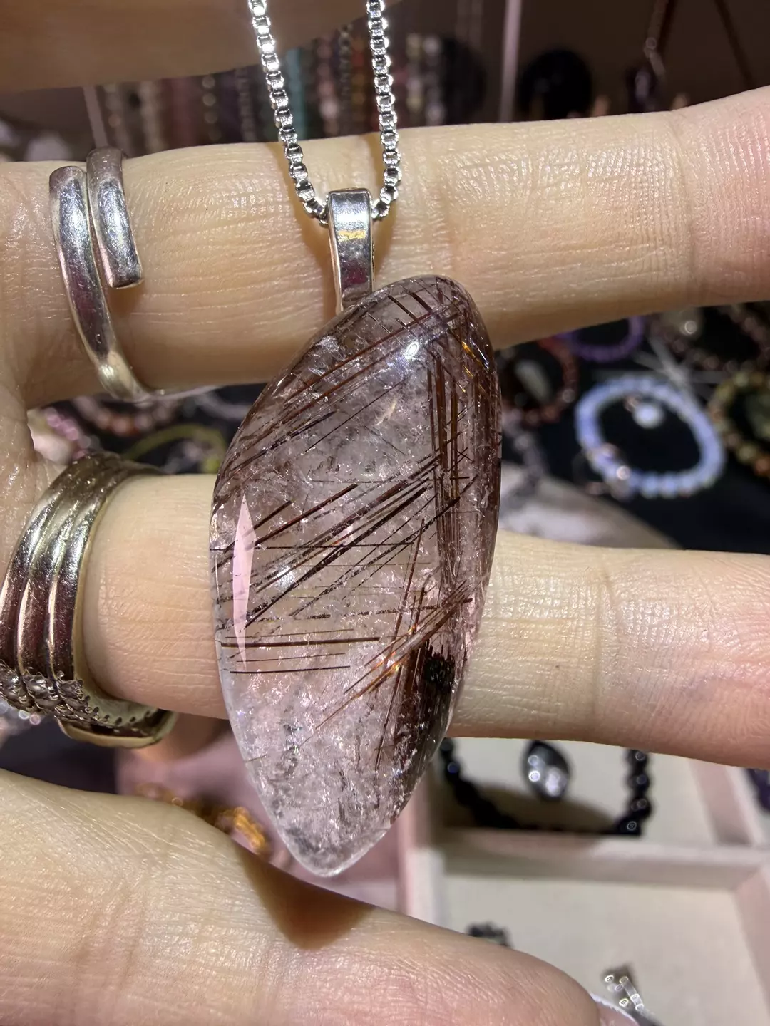 copper rutile necklace thumbnail