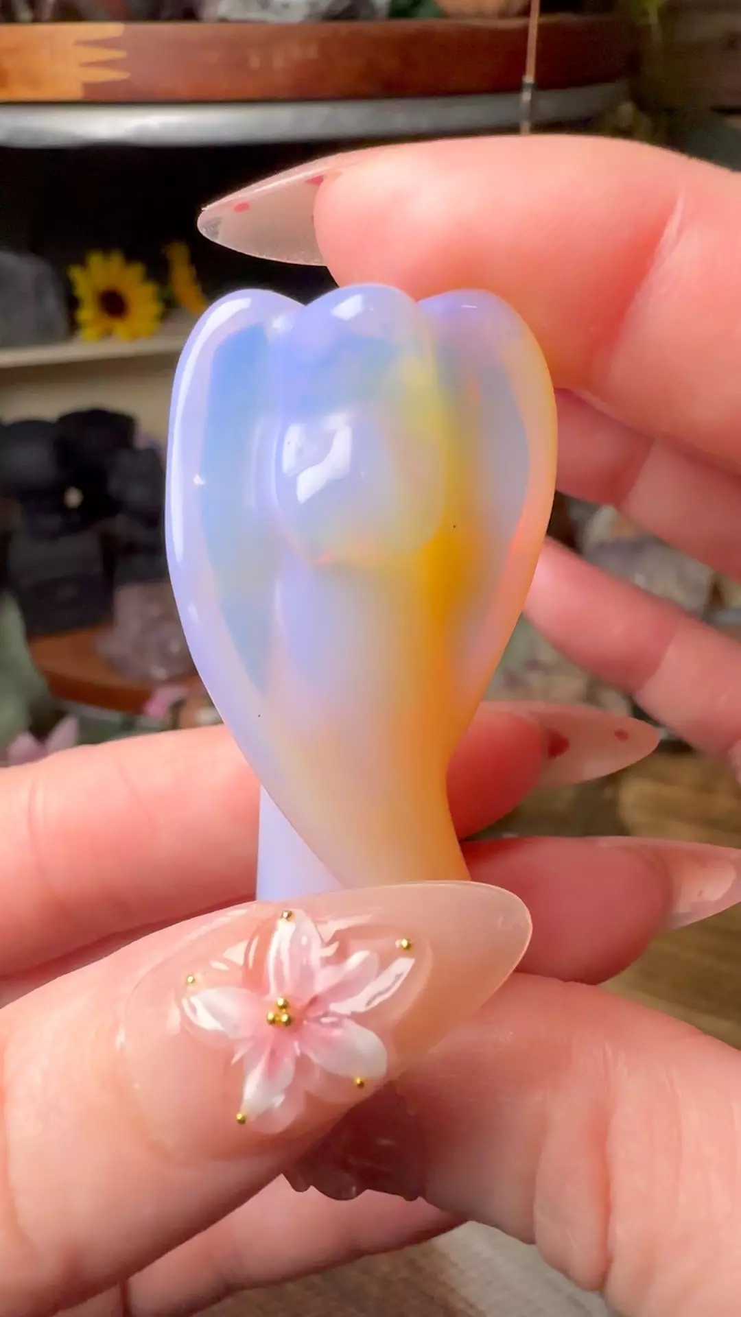 Pink Opalite Angel  thumbnail
