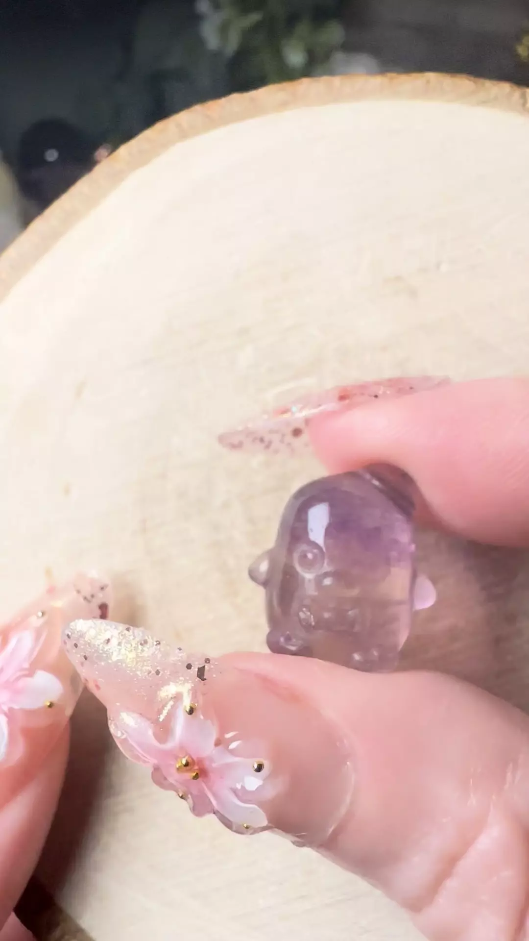 Mini Fluorite Sanrio Tuxedo Sam Penguin #2 thumbnail