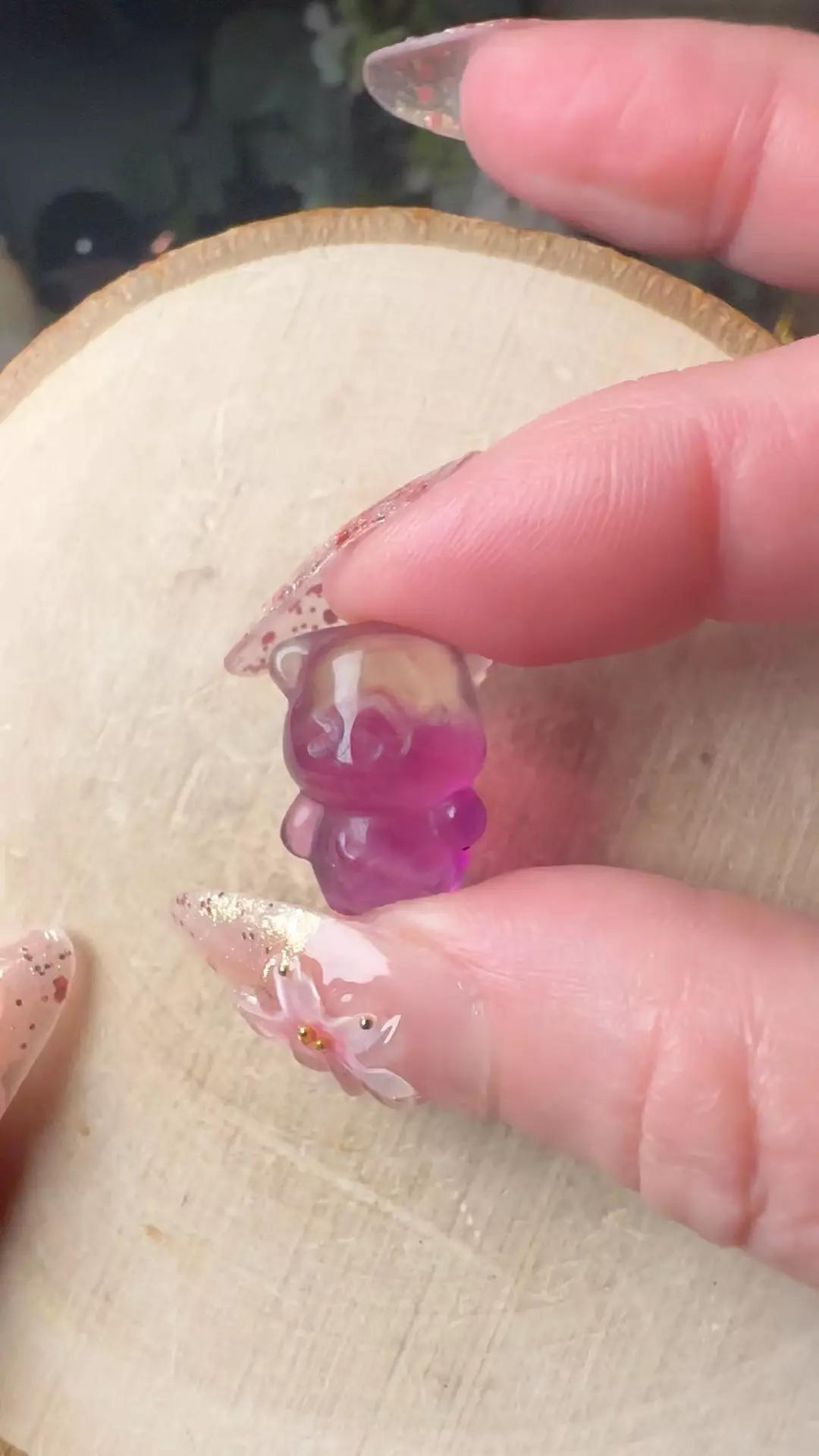 Mini Fluorite Sanrio Rilakkuma Bear #1 thumbnail