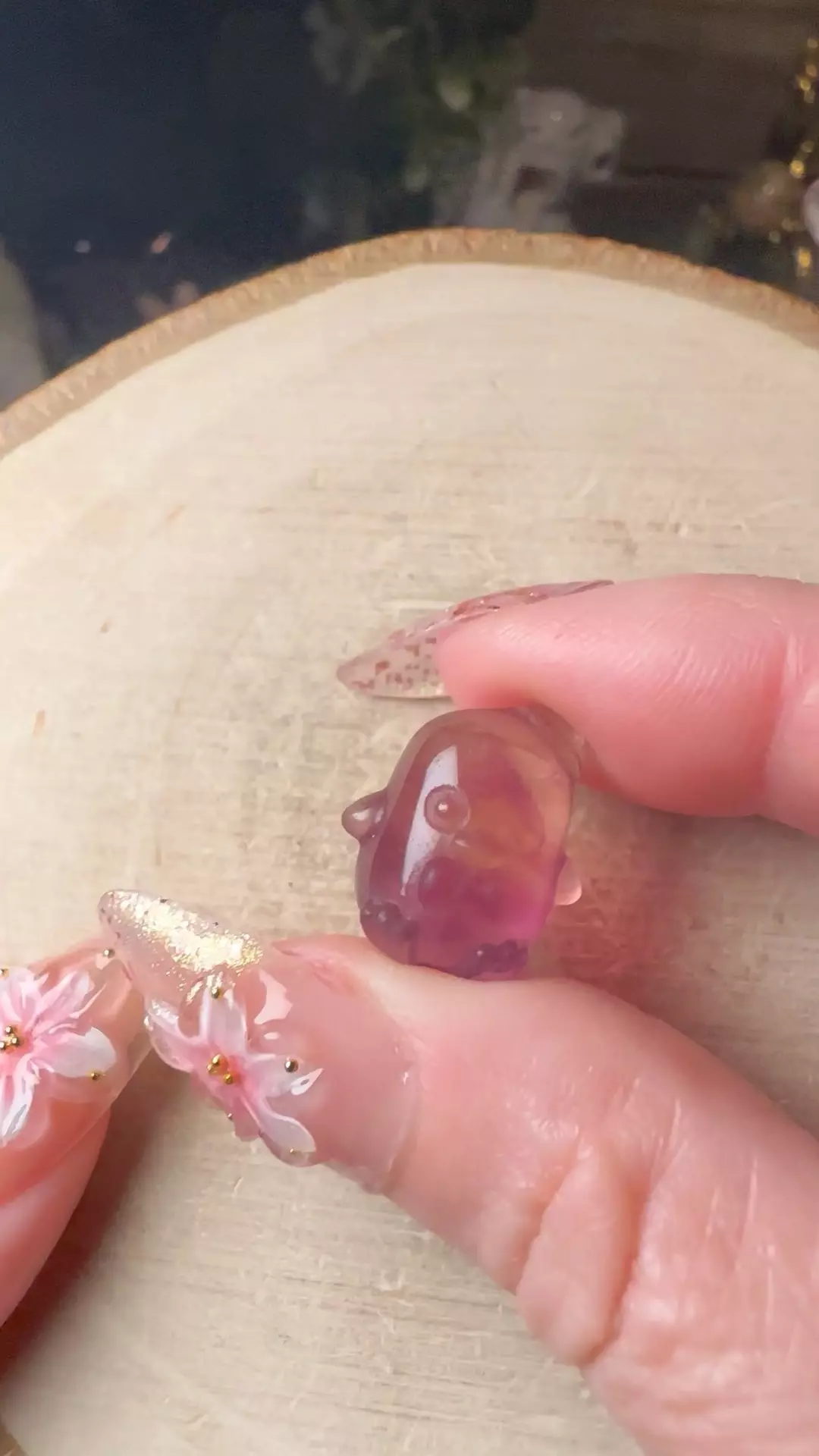 Mini Fluorite Sanrio Tuxedo Sam Penguin #5 thumbnail