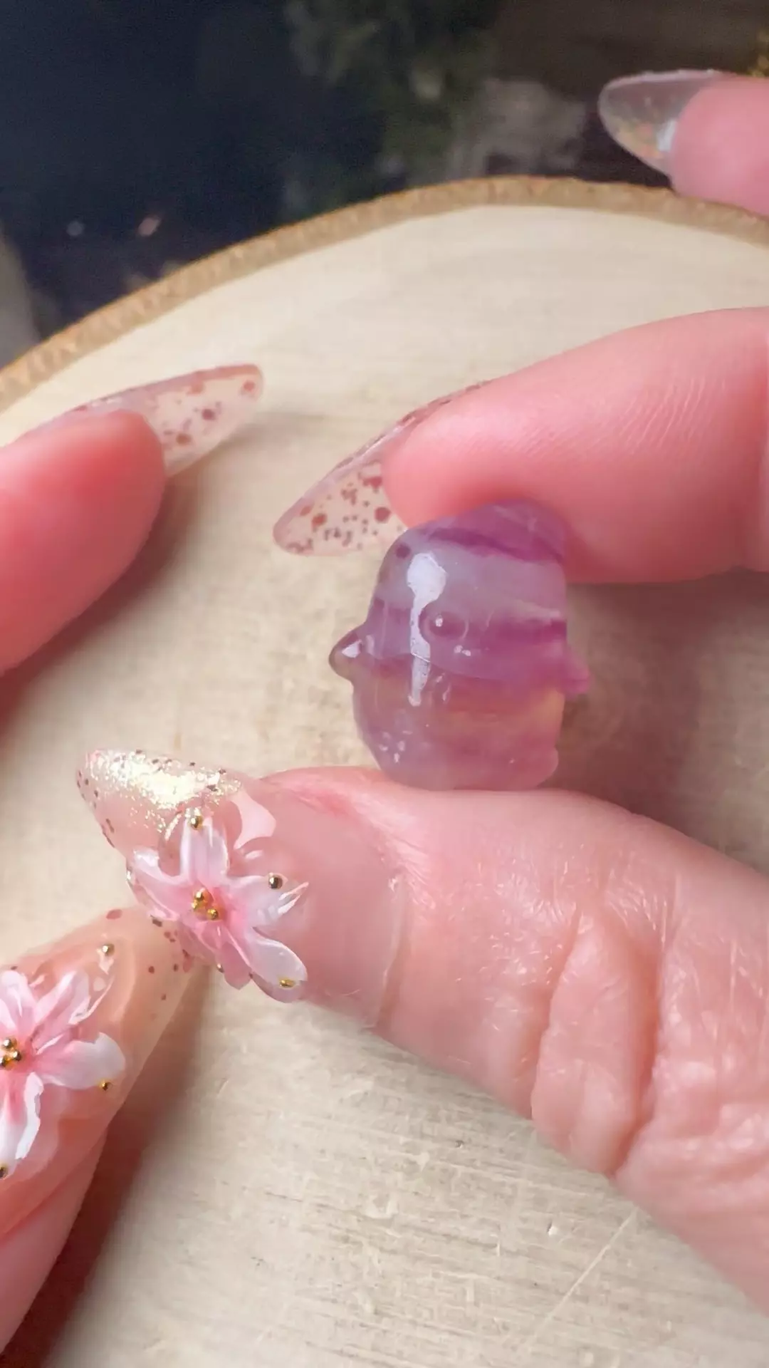 Mini Fluorite Sanrio Tuxedo Sam Penguin #6 thumbnail