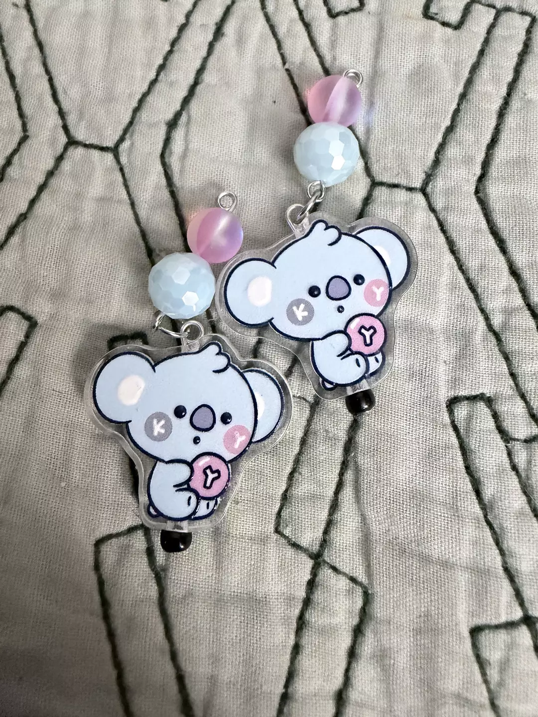 BT21 koala earrings thumbnail