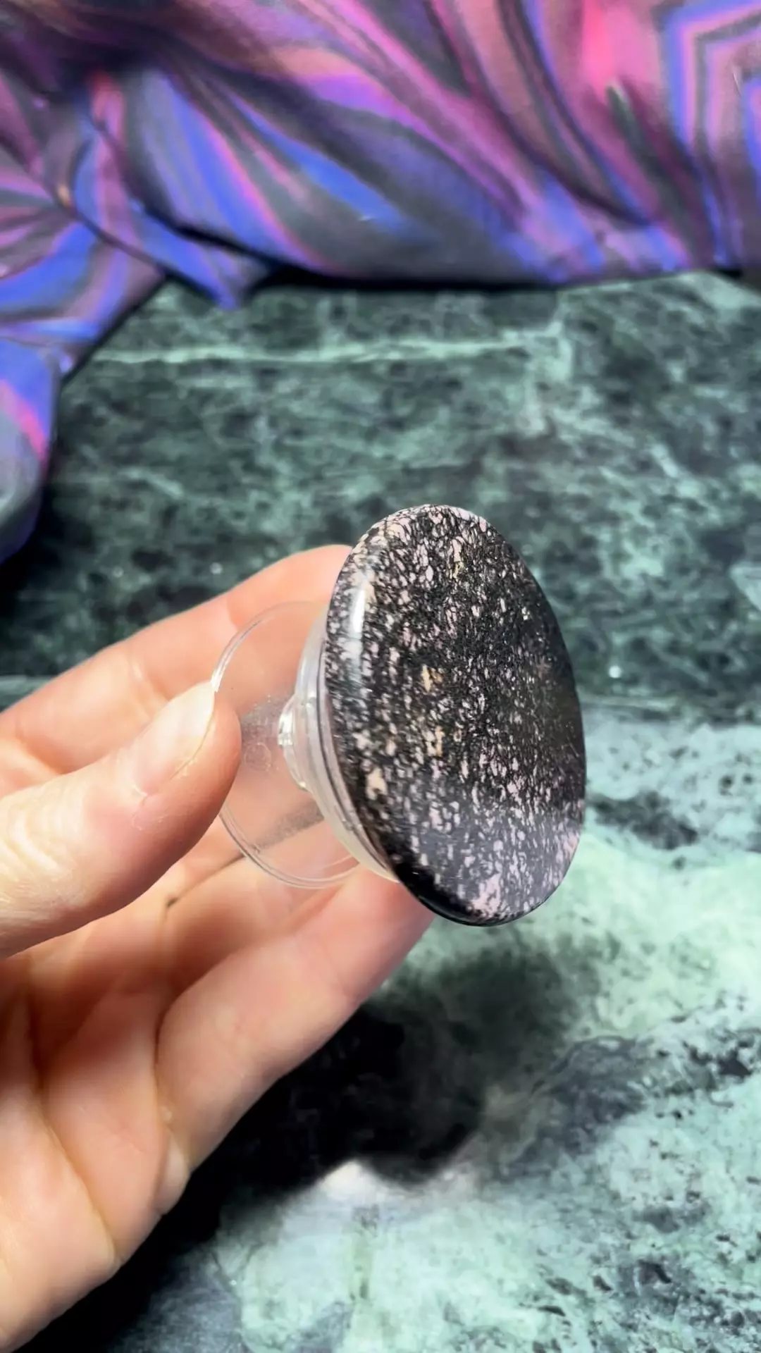 Rhodonite pop socket thumbnail