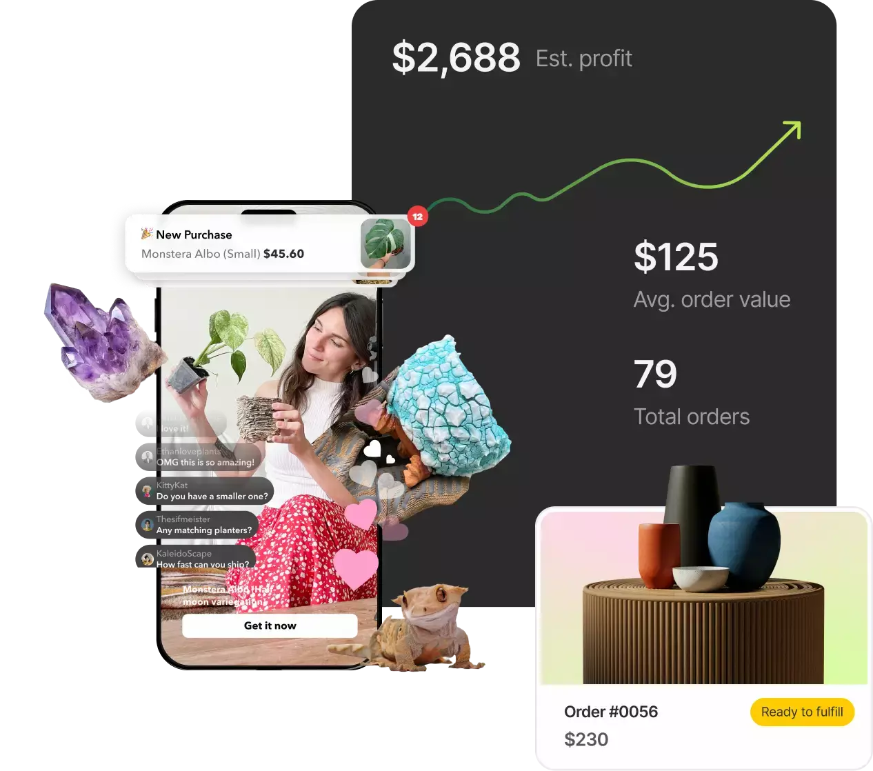 Seller landing